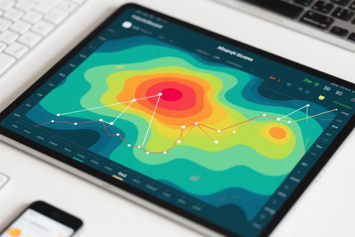 走势与分布图表页面